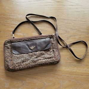 Bottega Veneta leopard print crossbody bag